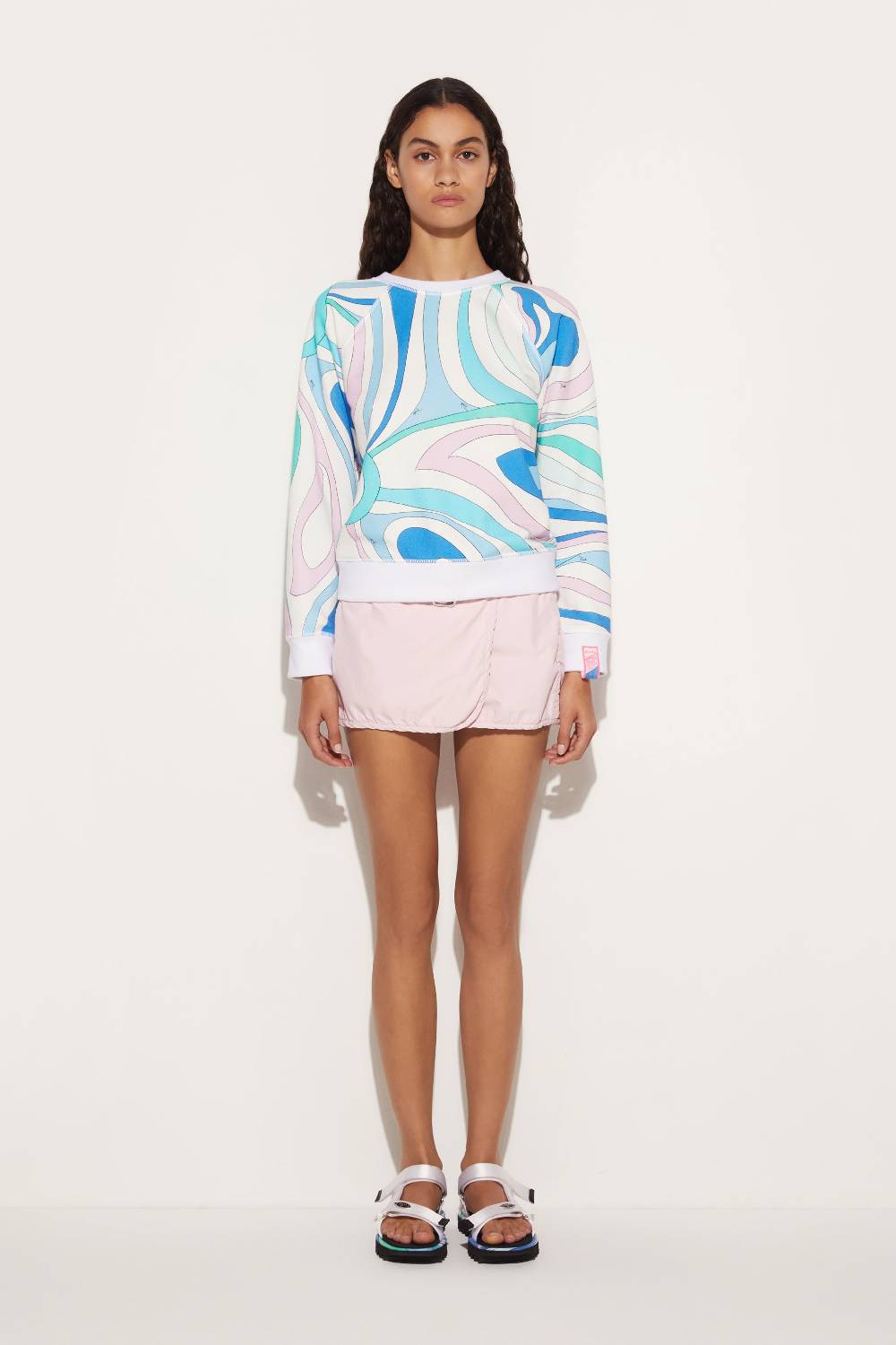 Pucci Felpa con stampa Marmo Negozi Online