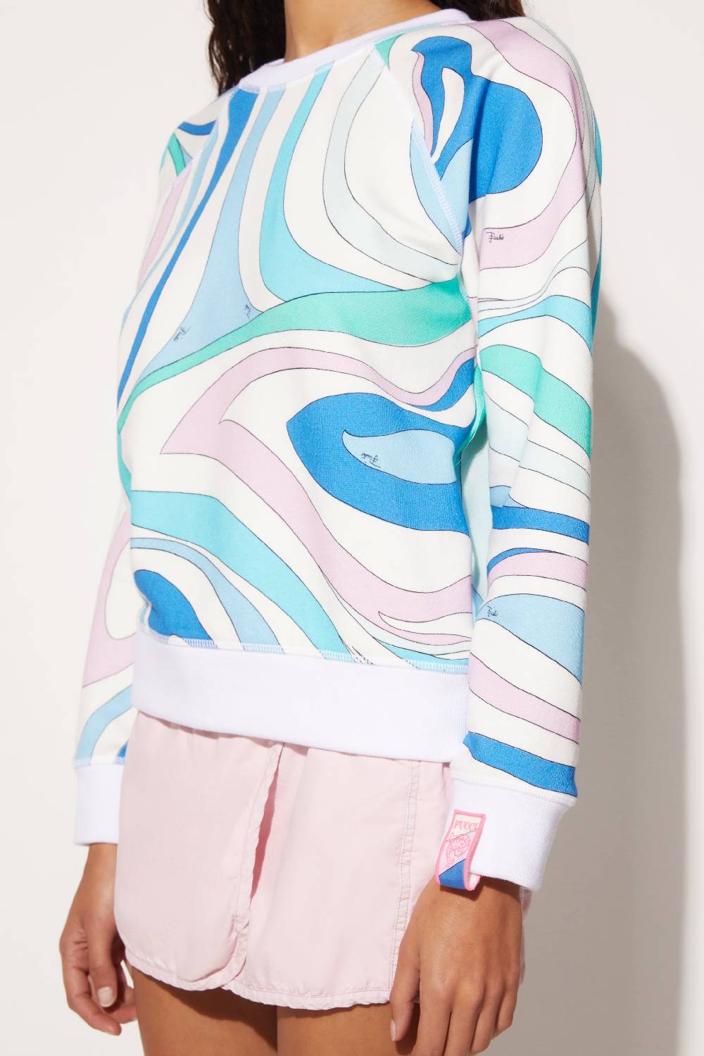 Pucci Felpa con stampa Marmo Negozi Online