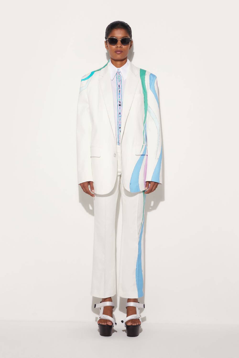 Pucci Blazer monopetto con finiture Marmo Consegna Veloce