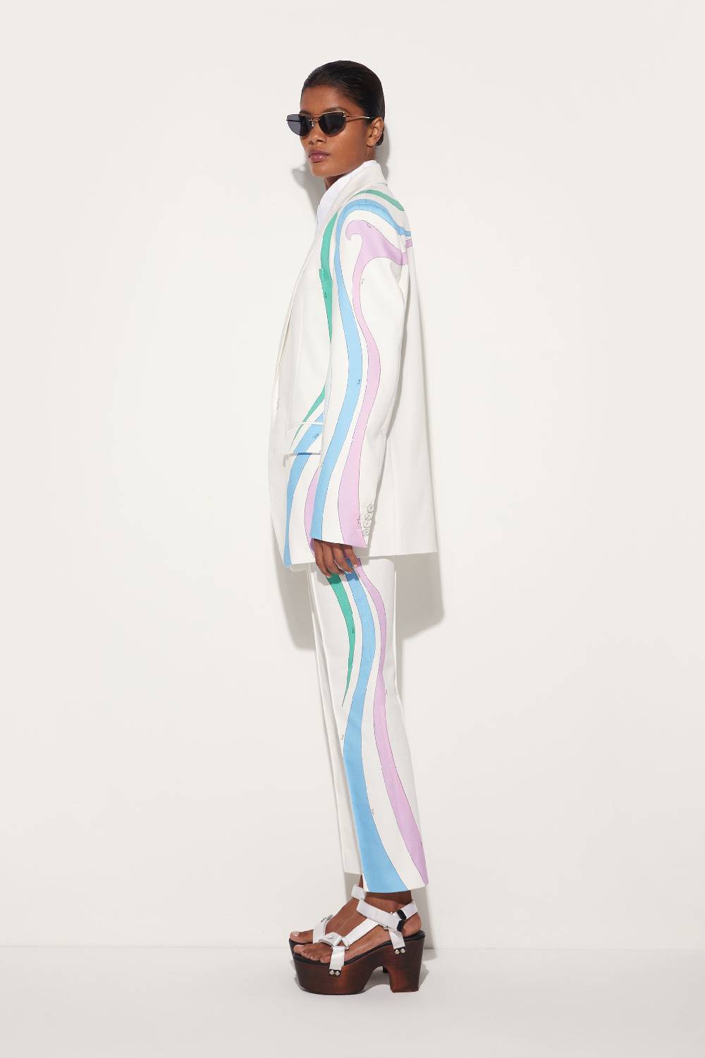 Pucci Blazer monopetto con finiture Marmo Consegna Veloce