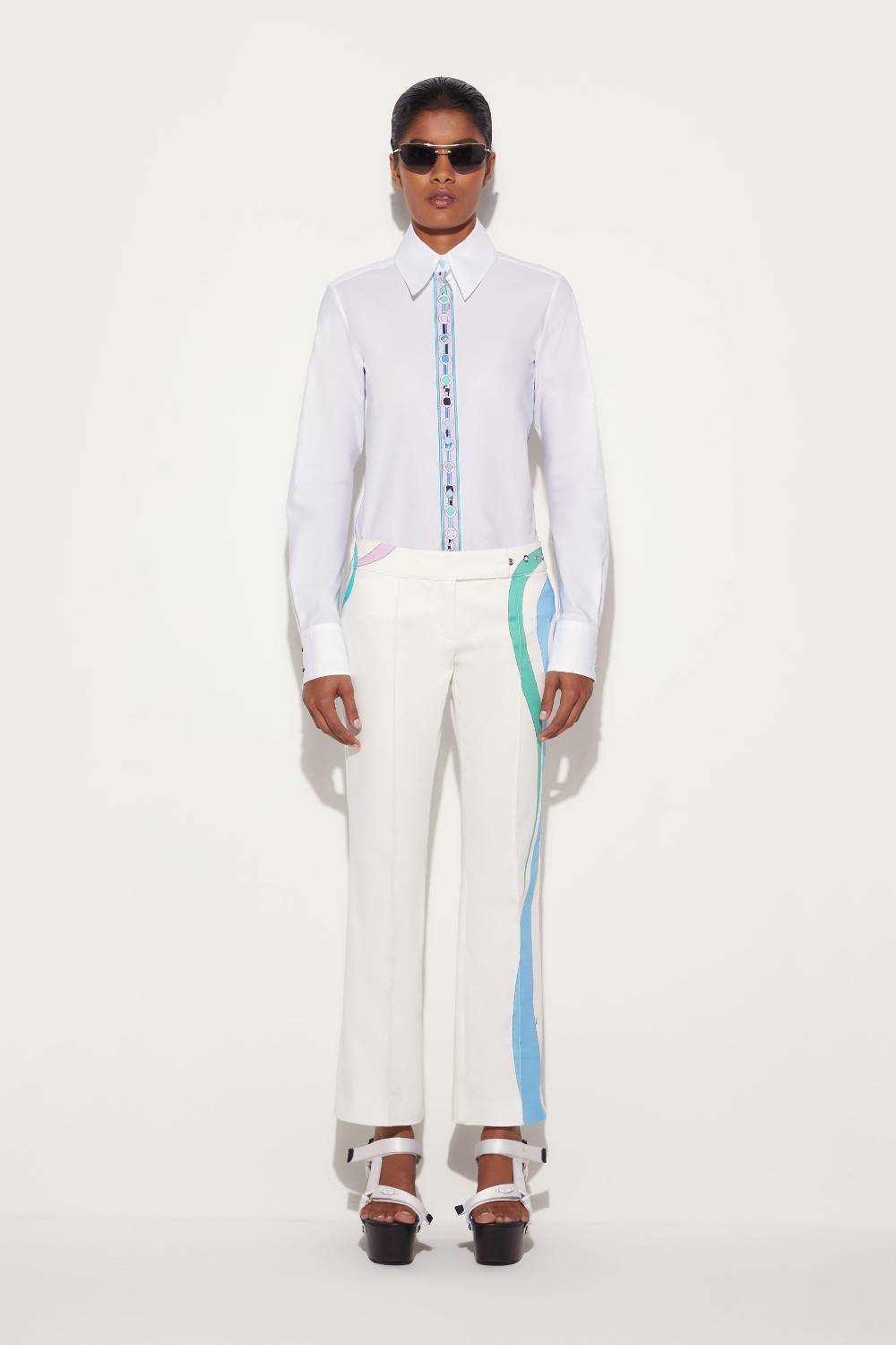 Pucci Pantaloni con finiture Marmo Promozione Limitata