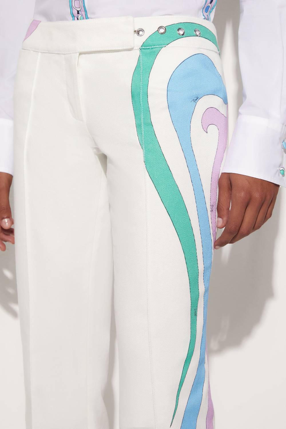 Pucci Pantaloni con finiture Marmo Promozione Limitata