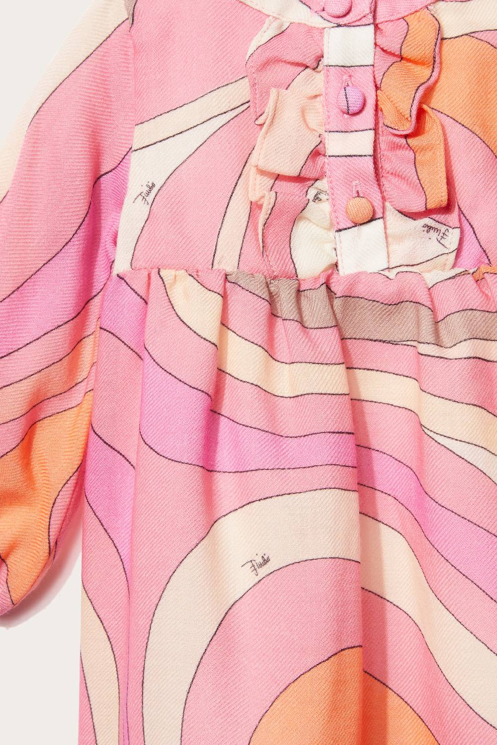 Pucci Marmo-Print Wool Dress Outlet