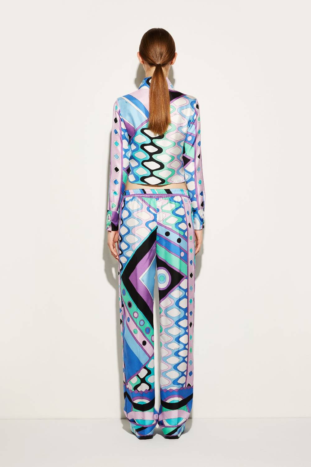 Pucci Camicia in seta con stampa Vivara Vendite Flash