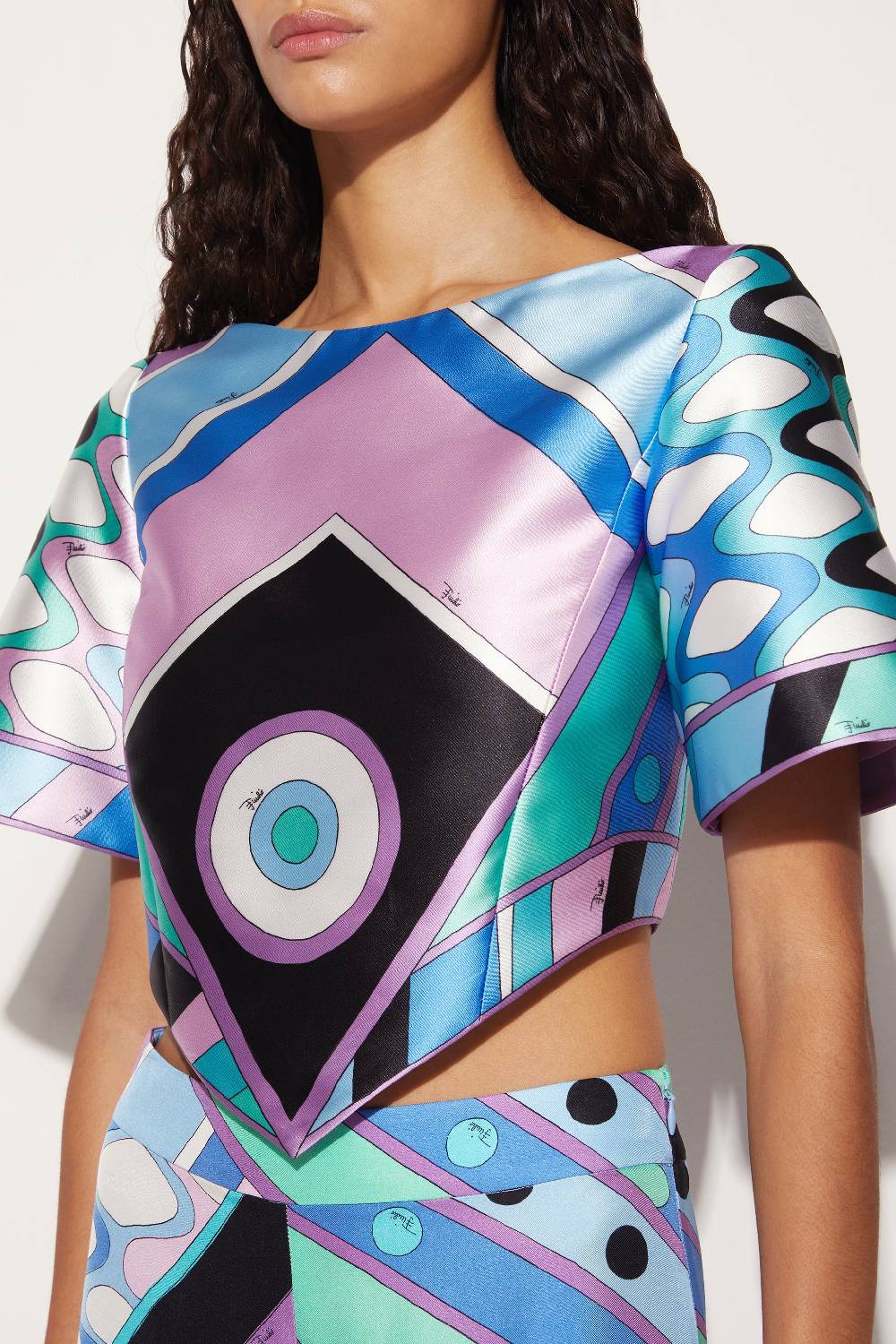 Pucci Top con stampa Vivara Negozio