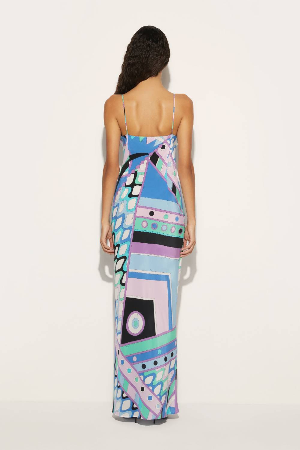 Pucci Abito in seta con stampa Vivara Italy