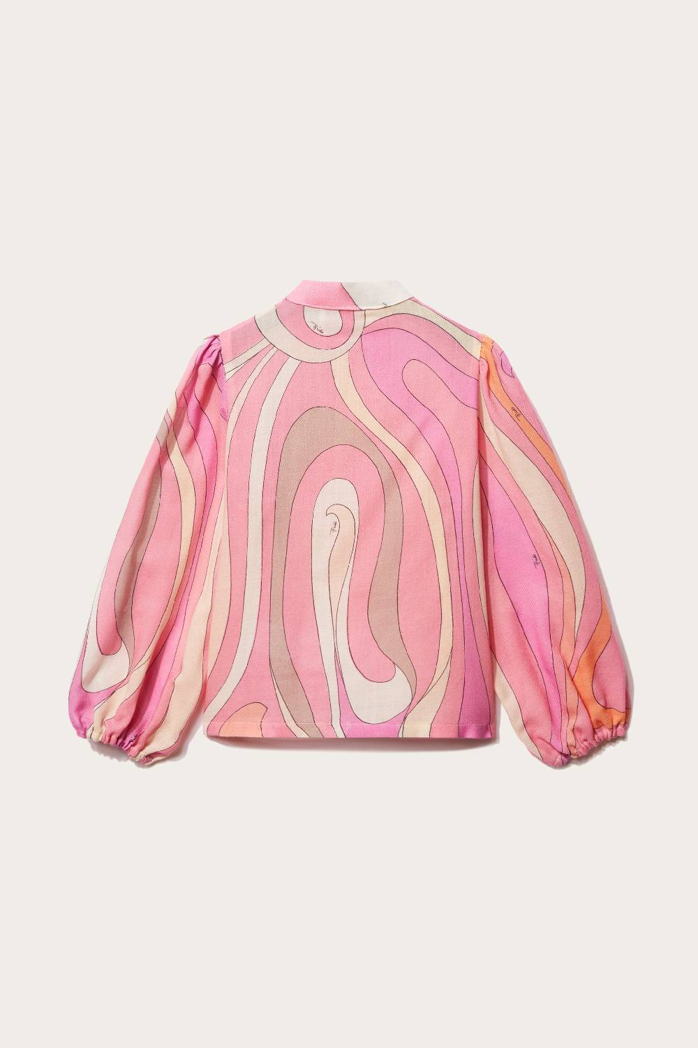 Pucci Marmo-Print Wool Top Vendita