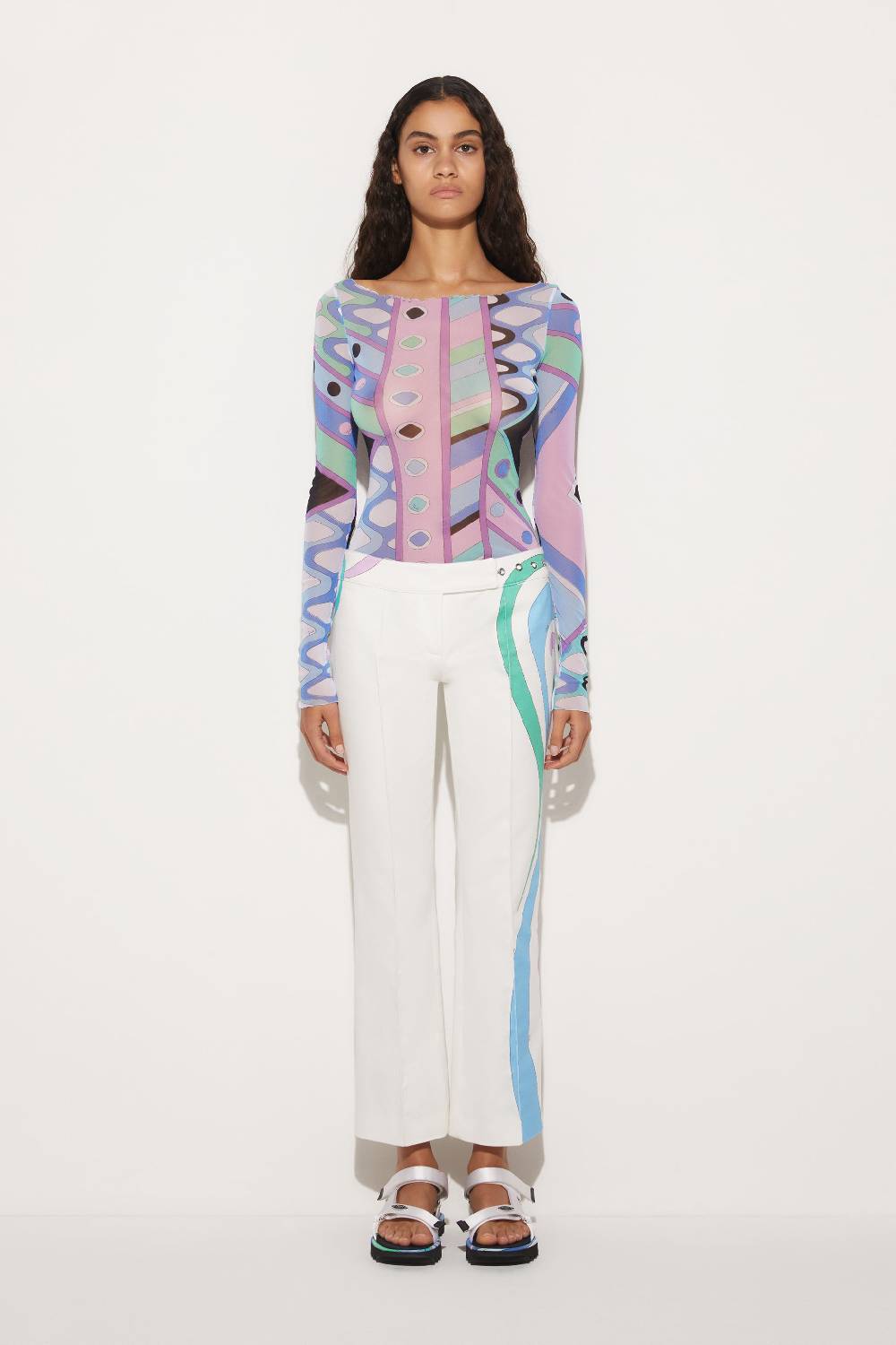 Pucci Top con stampa Vivara Promozione Limitata