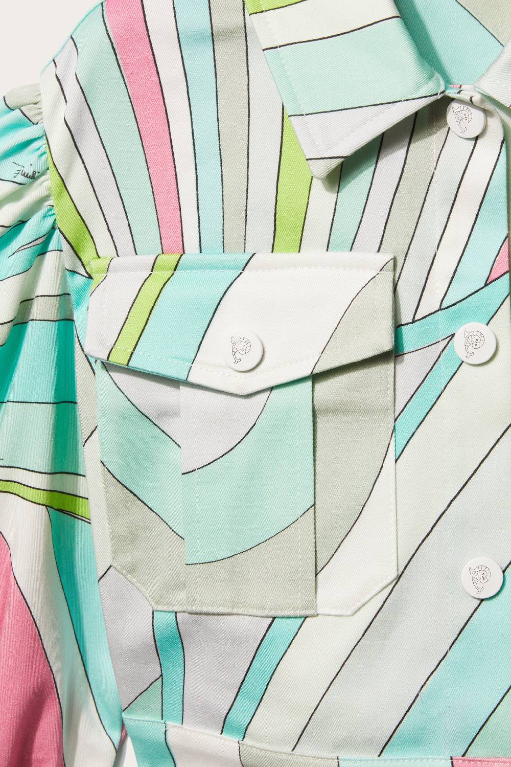 Pucci Iride-Print Jacket Outlet