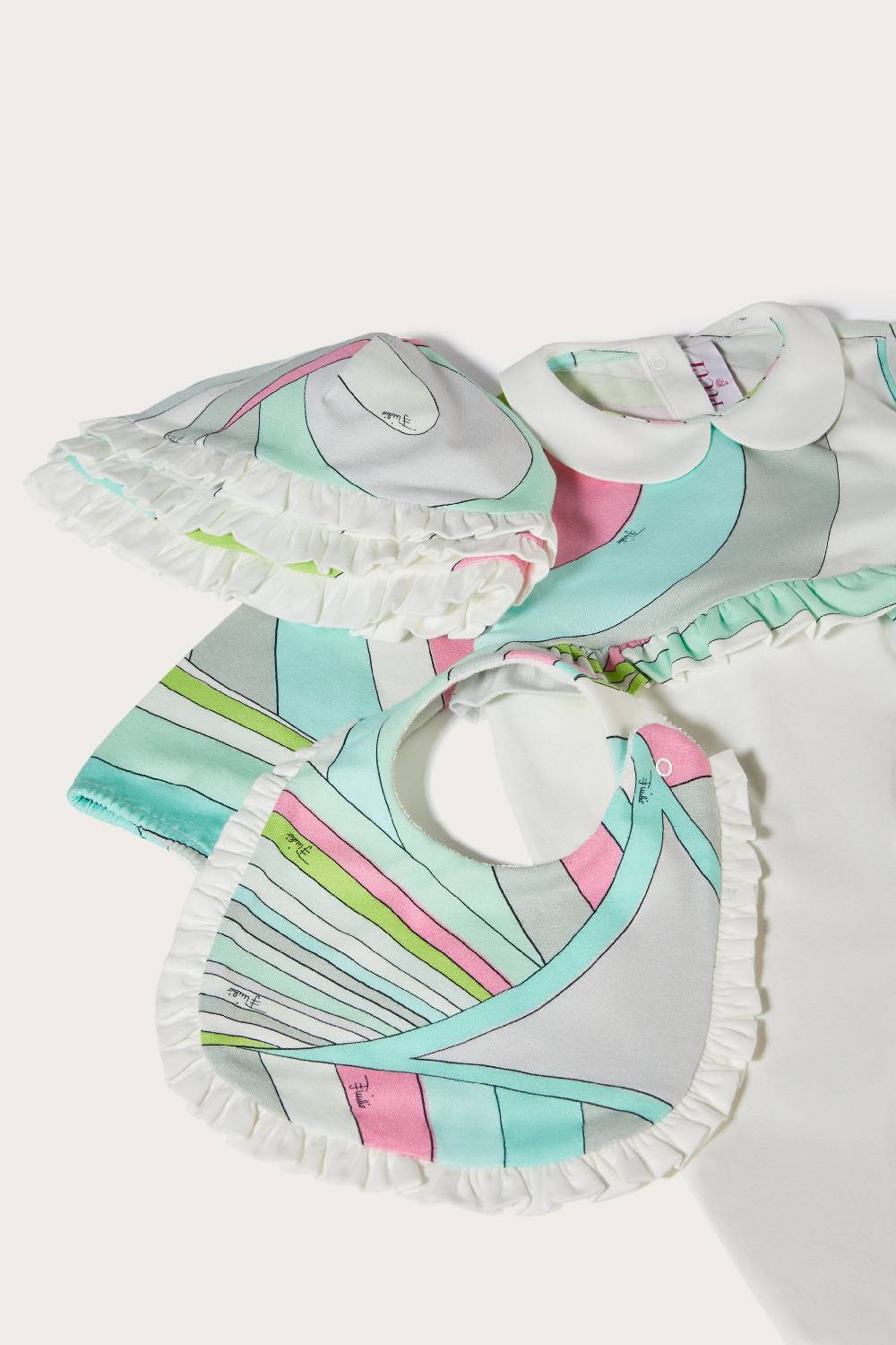 Pucci Iride-Print Babygrow Set 2025