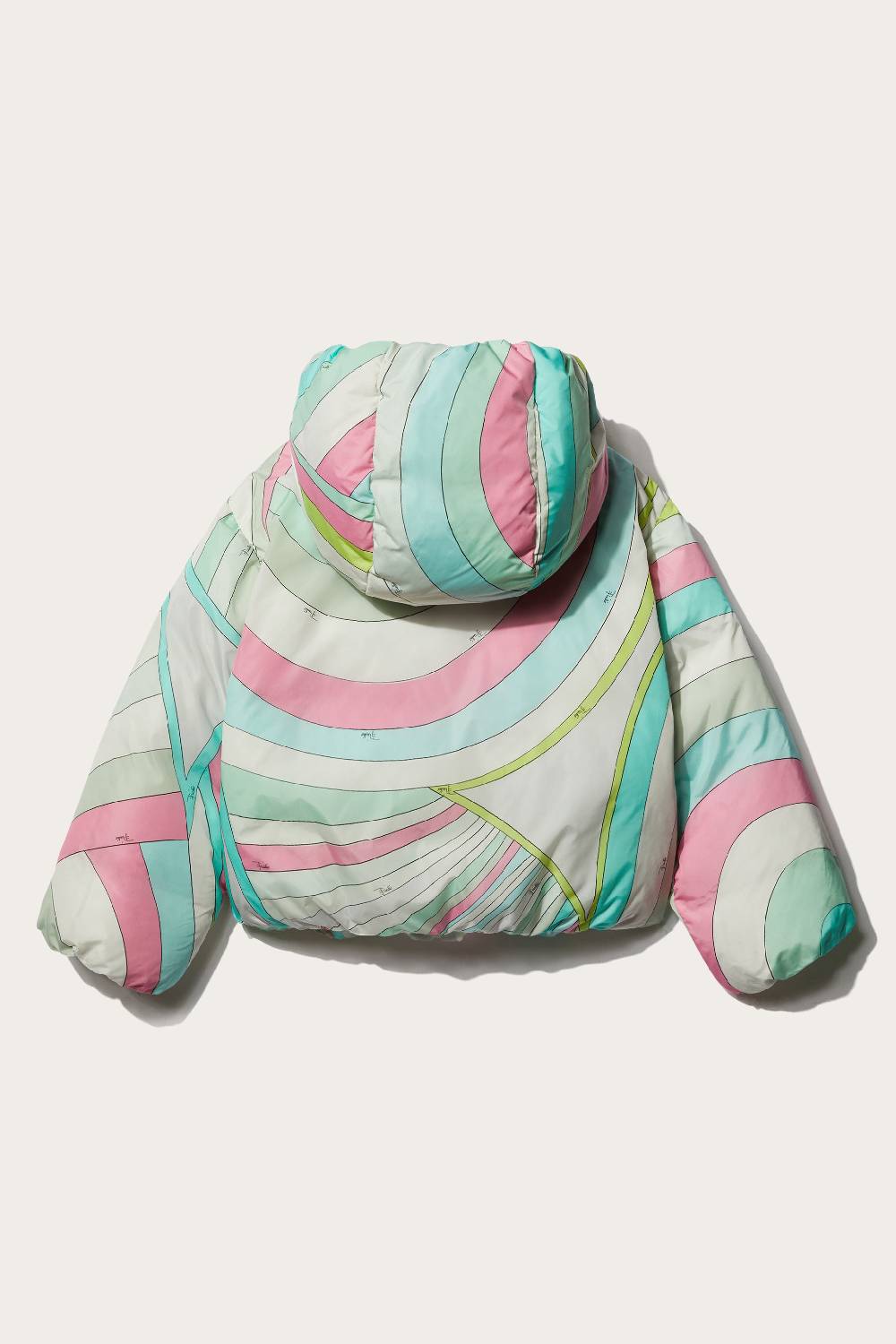 Pucci Iride-Print Puffer Jacket Vendita