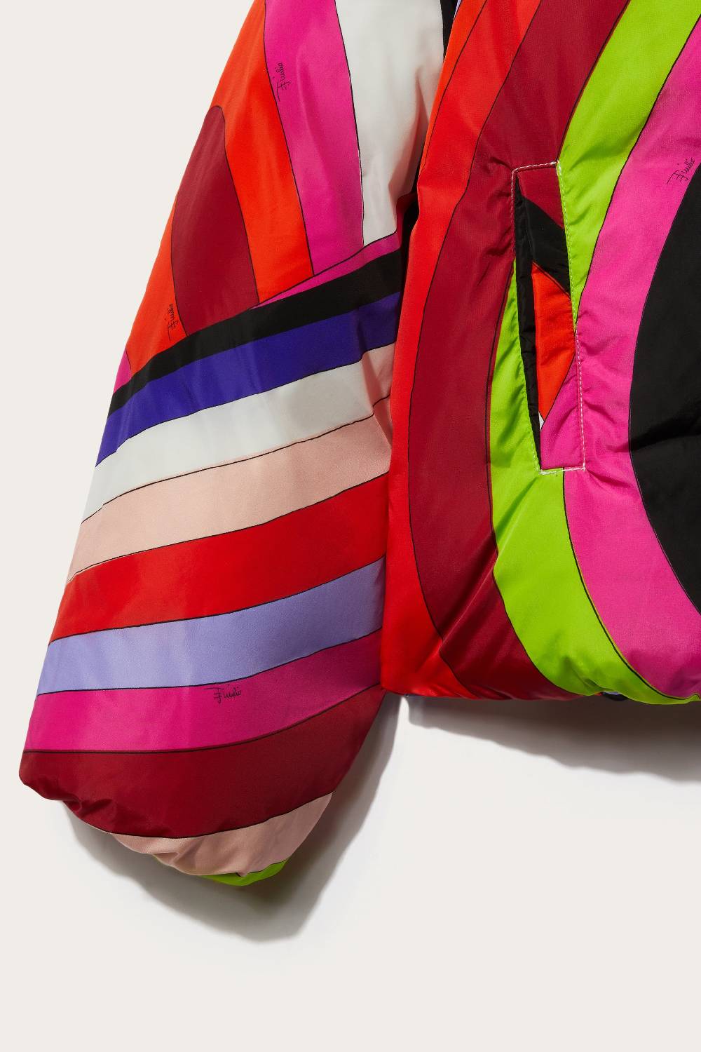 Pucci Iride-Print Puffer Jacket Promozione