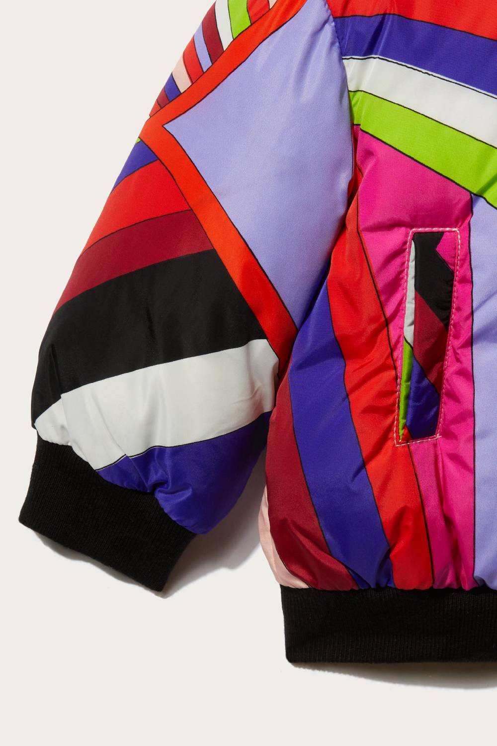 Pucci Iride-Print Puffer Jacket Offerta