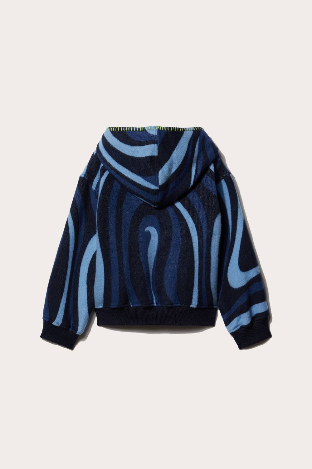 Pucci Marmo-Jacquard Velour Hoodie Saldi Di Fabbrica