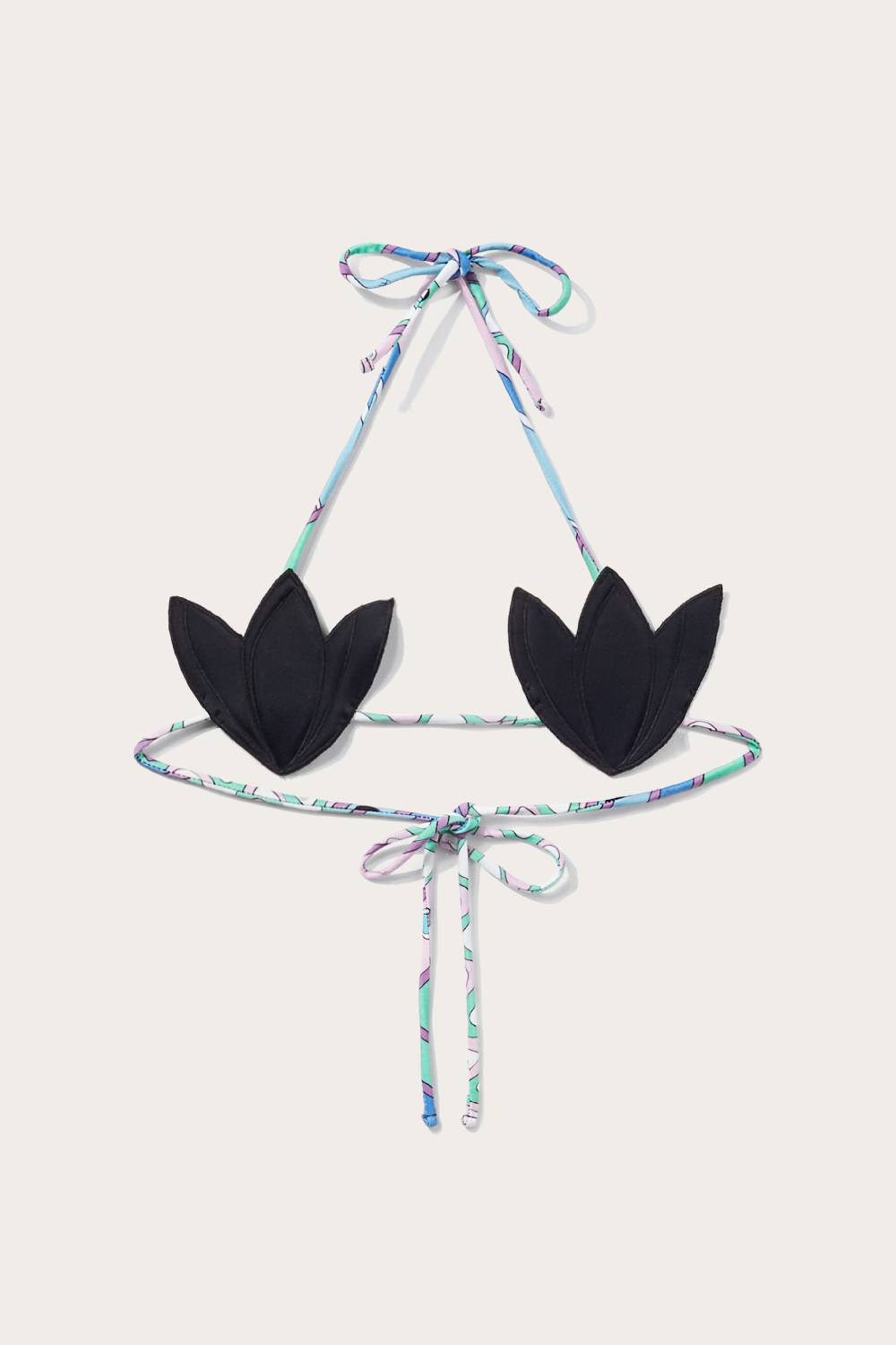 Pucci Top bikini con finiture Iride In Saldo