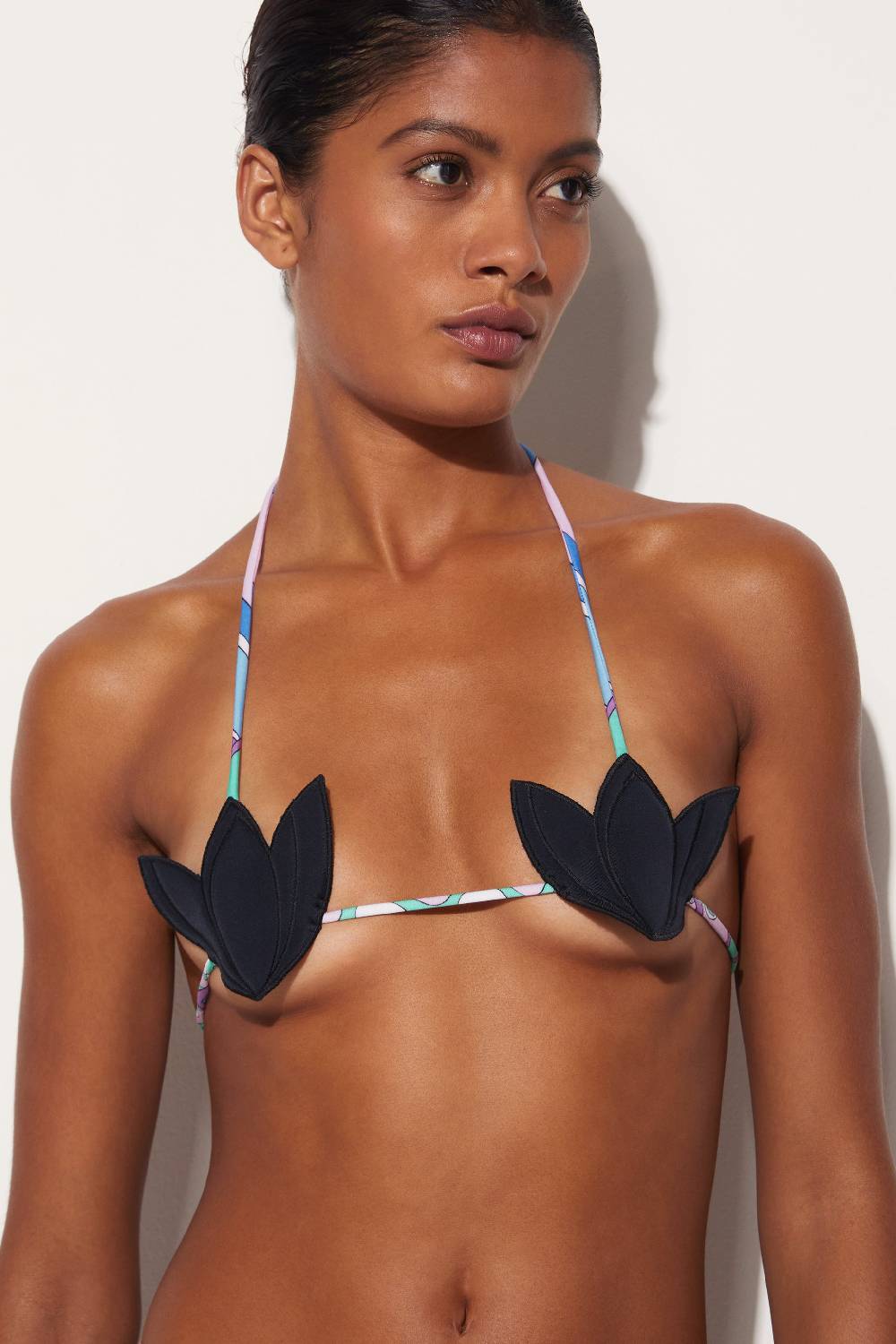 Pucci Top bikini con finiture Iride In Saldo