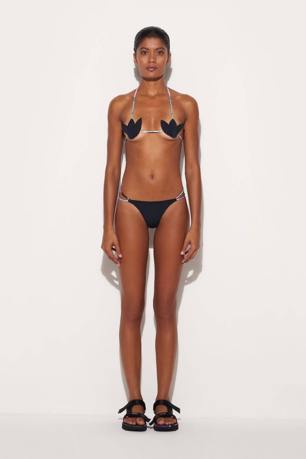 Pucci Slip bikini con finiture Iride Nuova