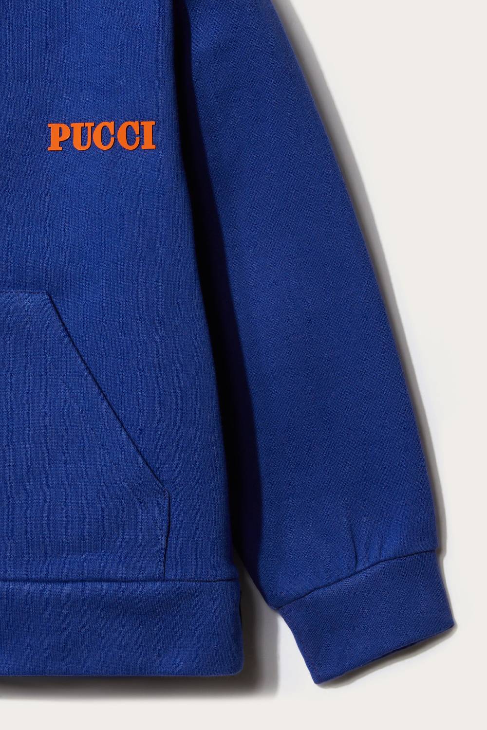 Pucci Logo-Print Cotton Hoodie Offerte esclusive