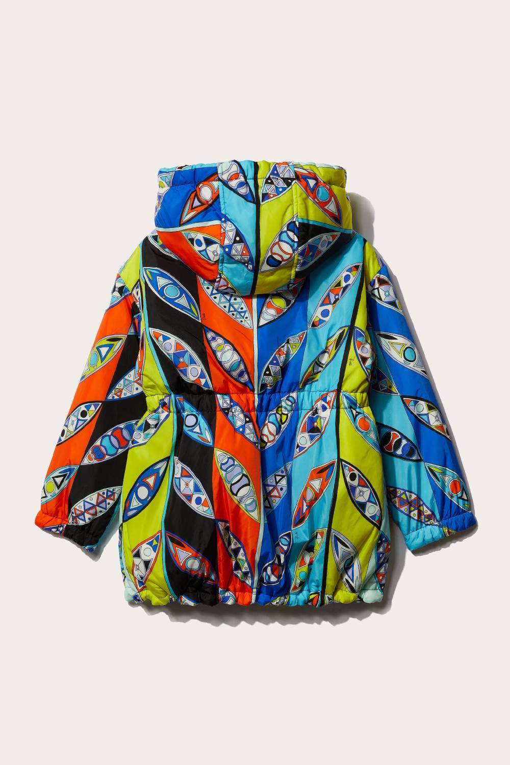 Pucci Girandole-Print Hooded Jacket Grandi sconti