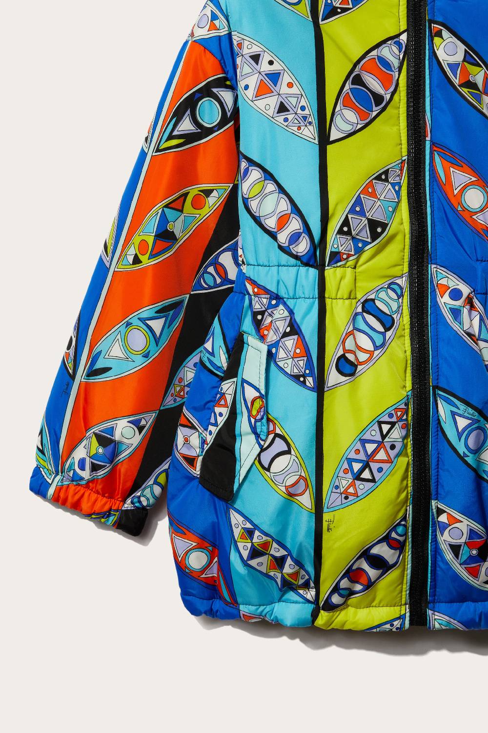 Pucci Girandole-Print Hooded Jacket Grandi sconti
