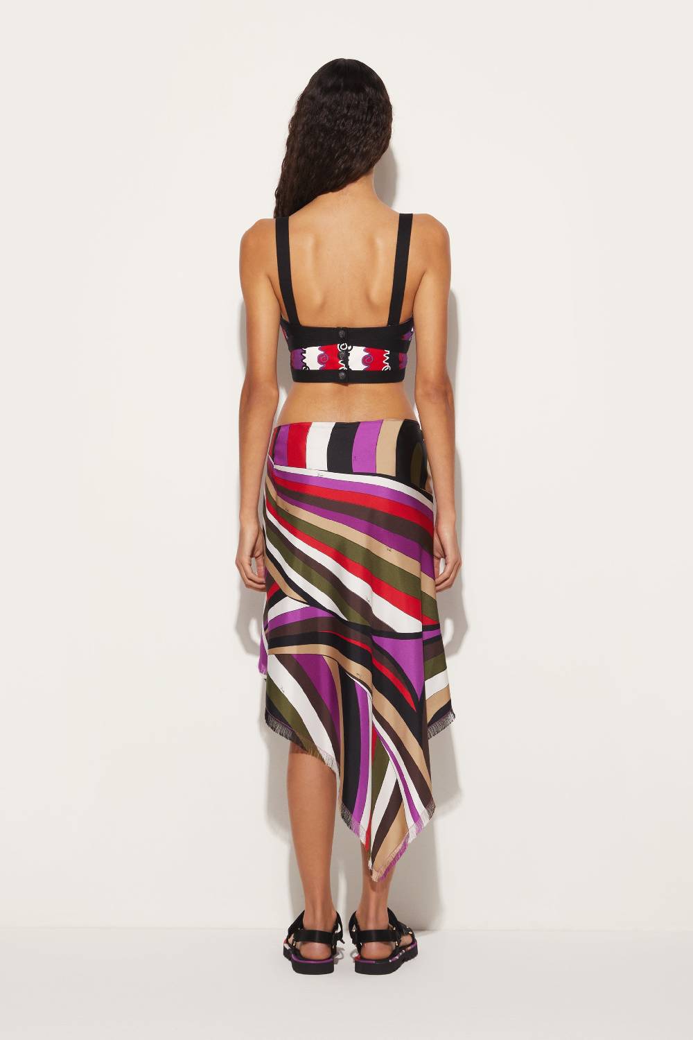 Pucci Gonna in seta con stampa Iride Offerte speciali