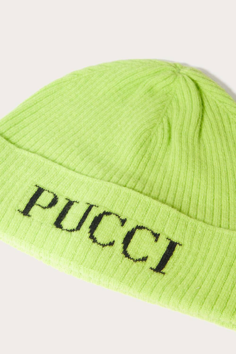 Pucci Logo-Intarsia Beanie Hat Ritorno libero