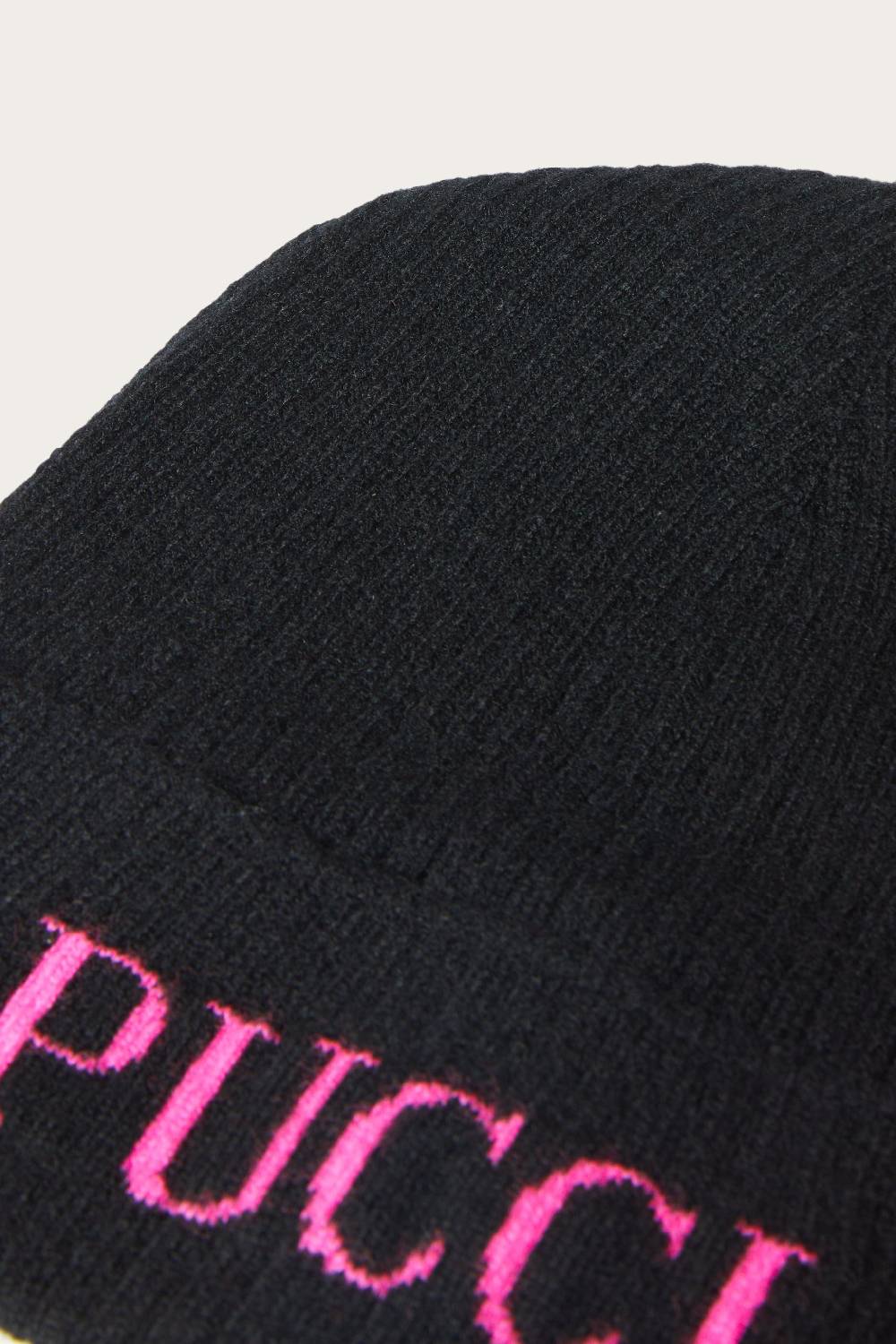 Pucci Logo-Intarsia Beanie Hat Ultimi tre giorni