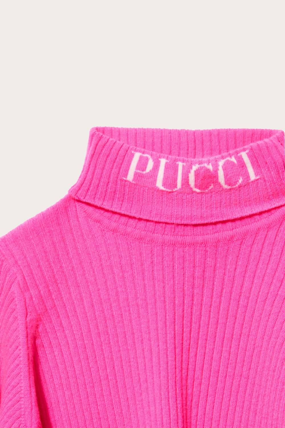 Pucci Logo-Intarsia Sweater Ultimo giorno