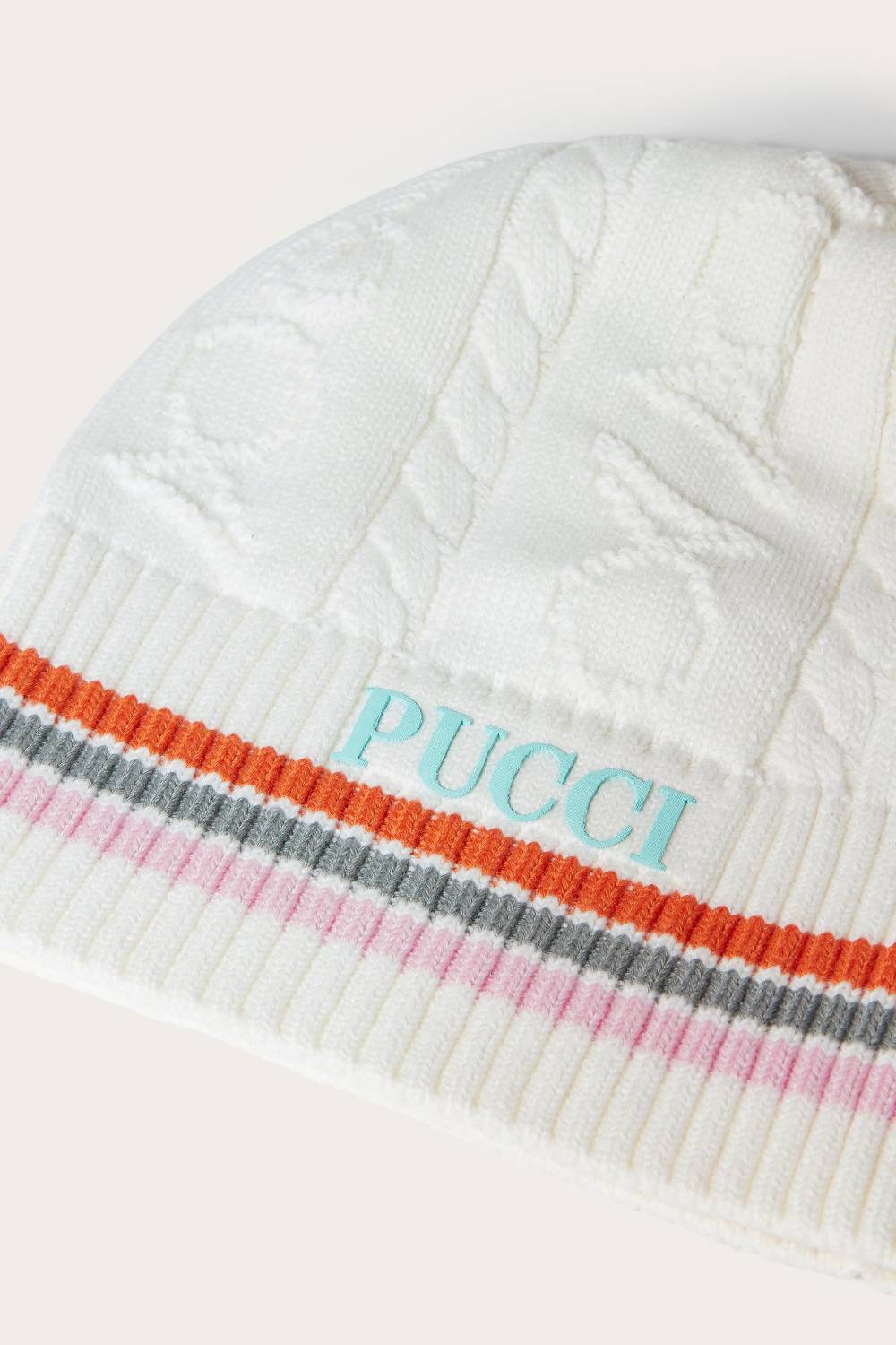 Pucci Logo-Appliqué Beanie Hat Officina