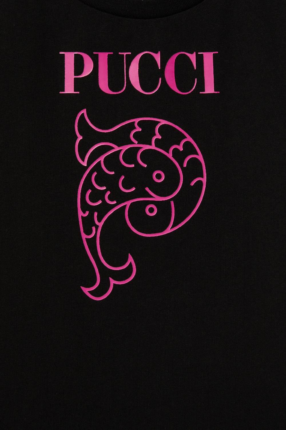 Pucci Logo-Print Cotton T-Shirt 50% di sconto per tempo limitato
