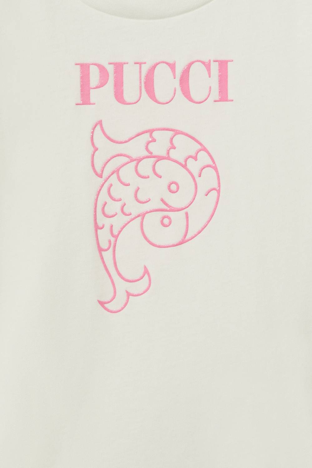 Pucci Logo-Print Cotton T-Shirt Sconti questo mese