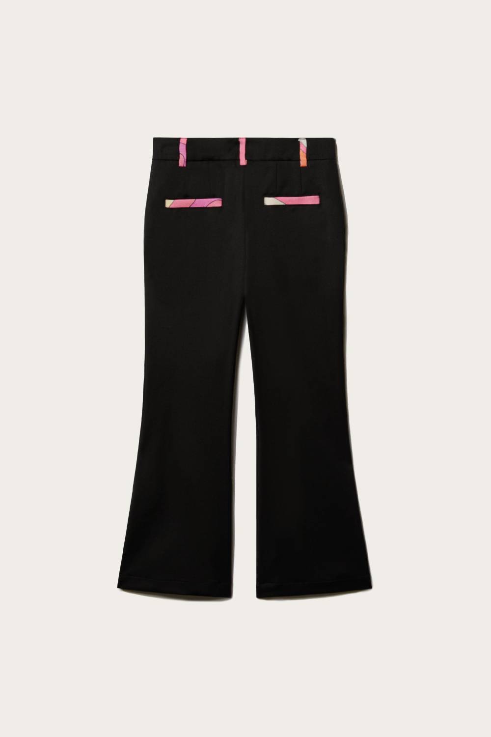 Pucci Marmo-Print Wool Trousers In Linea