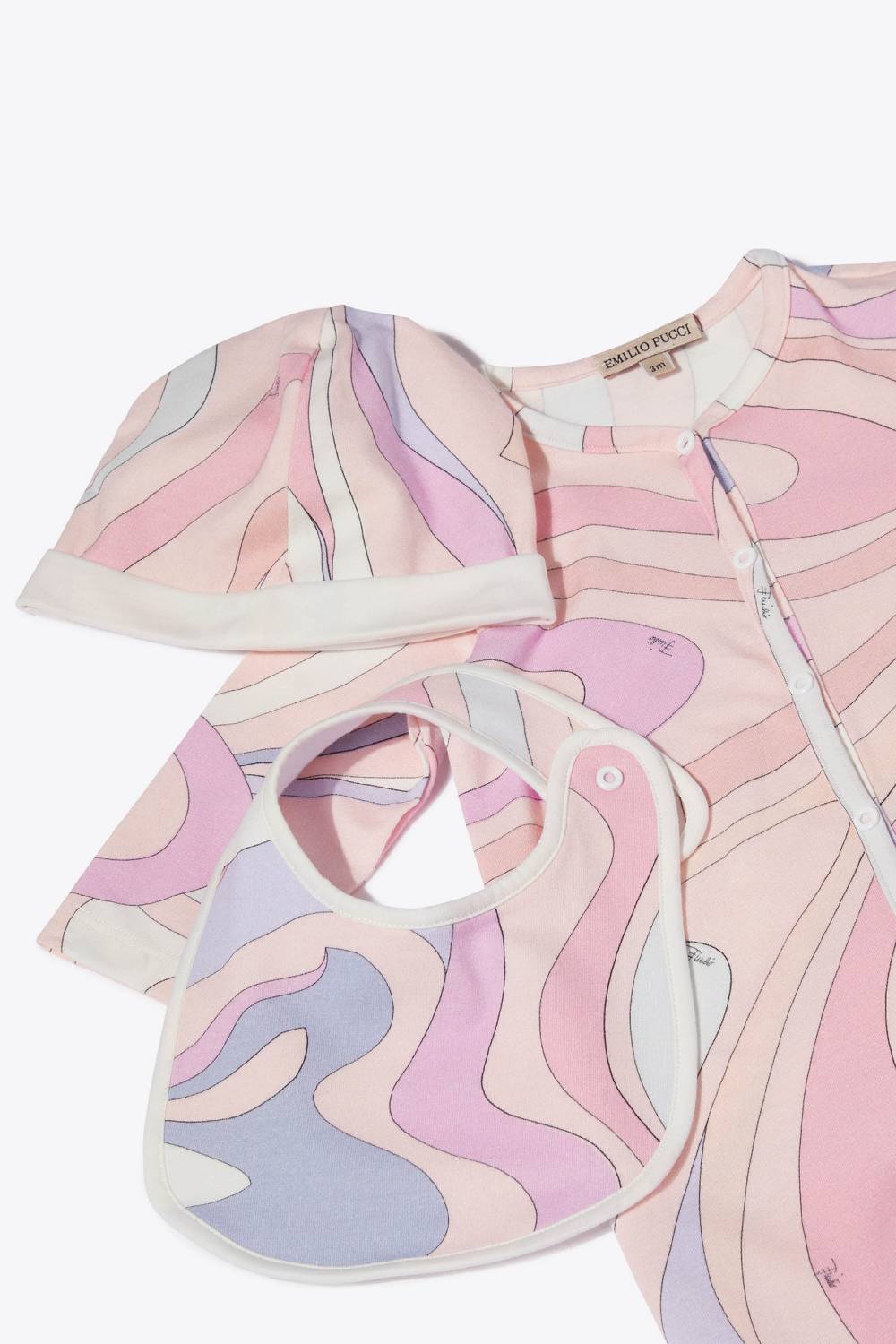 Pucci Marmo-Print Babygrow Set Vendita