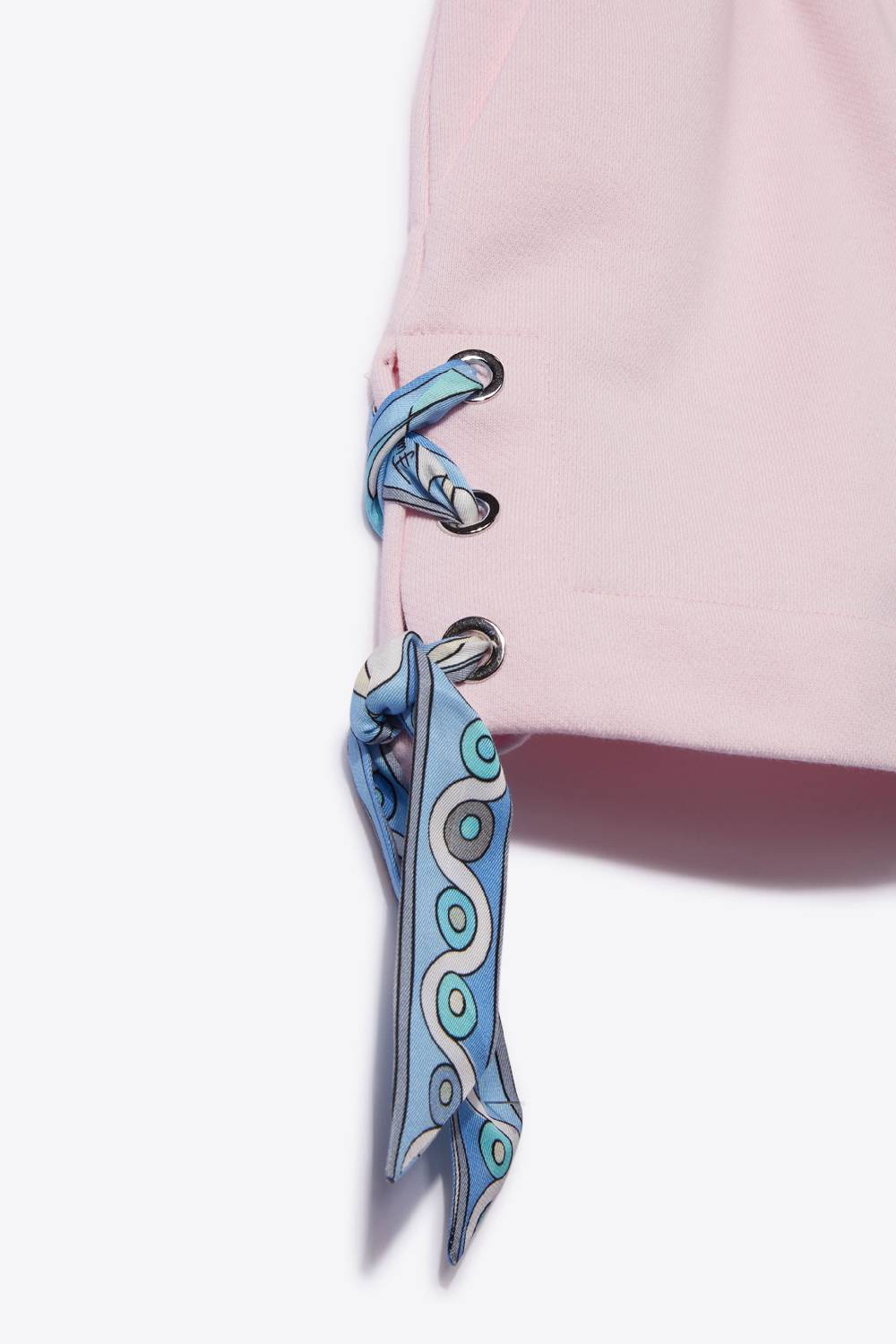Pucci Pesci-Print Cotton Shorts Pezzi Unici