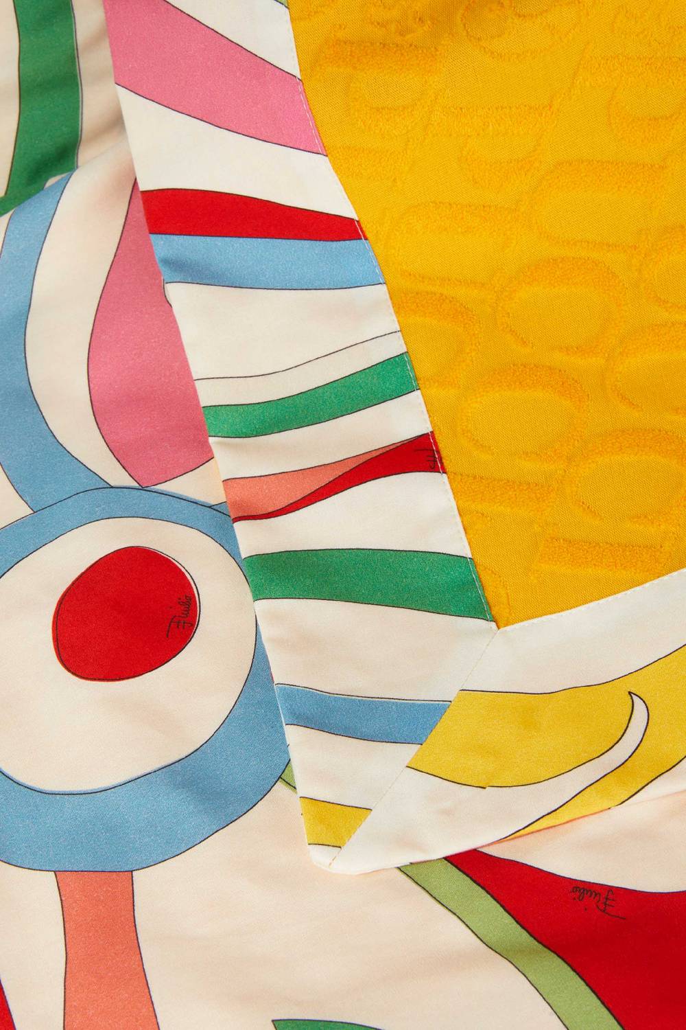 Pucci Marmo-Print Logo-Jacquard Towel Consegna Veloce