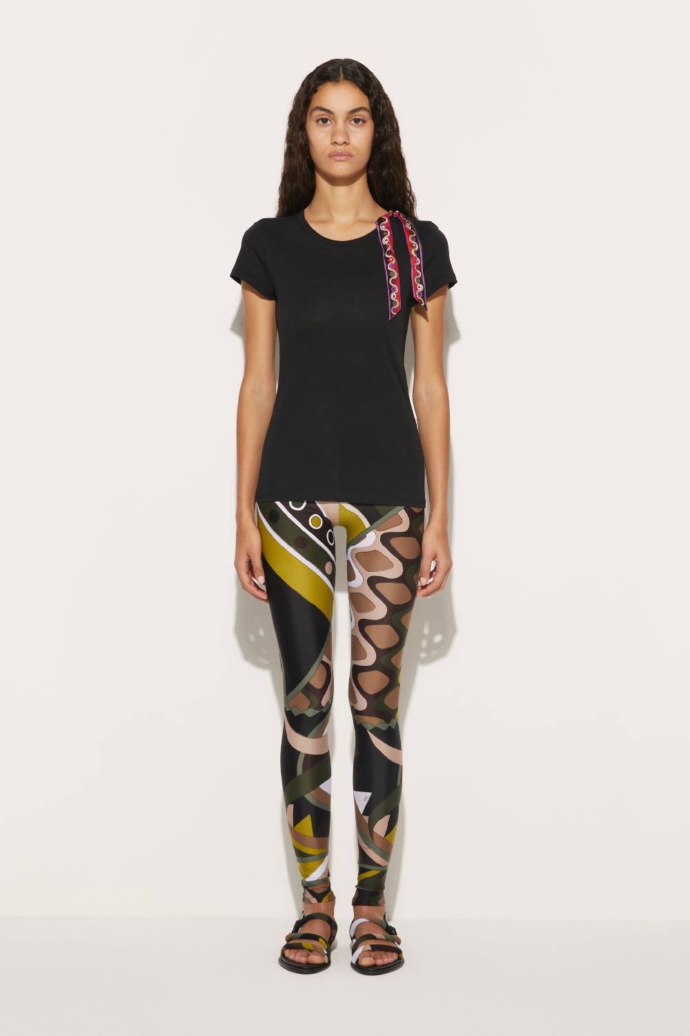 Pucci T-shirt con inserto Iride Saldi