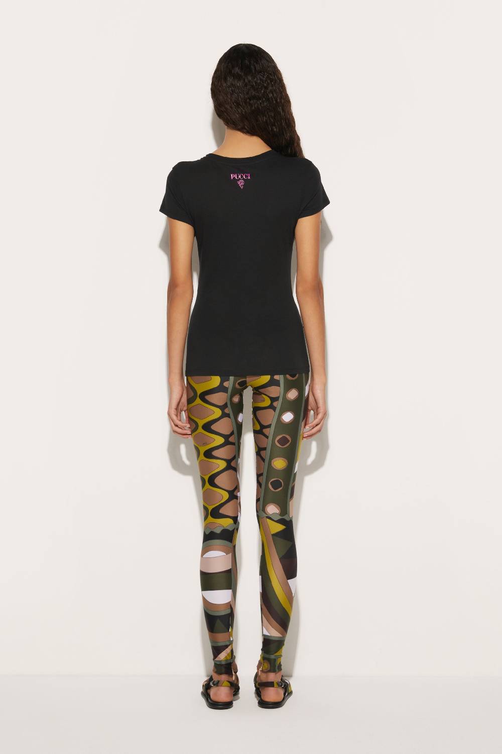 Pucci T-shirt con inserto Iride Saldi