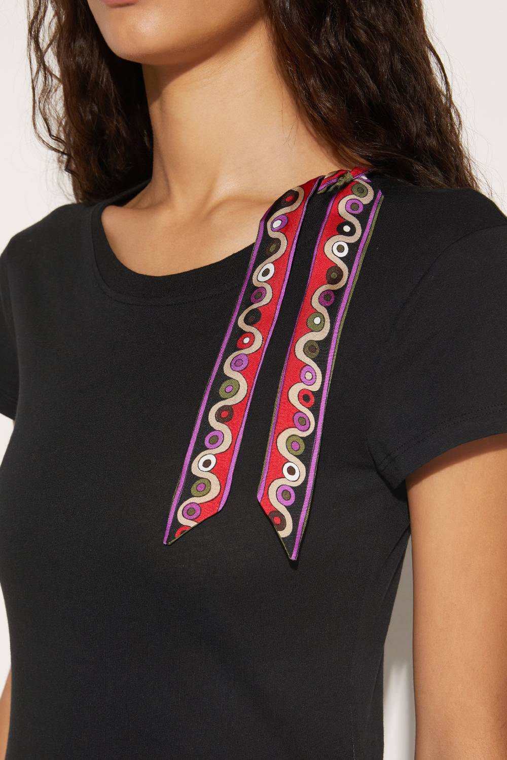 Pucci T-shirt con inserto Iride Saldi