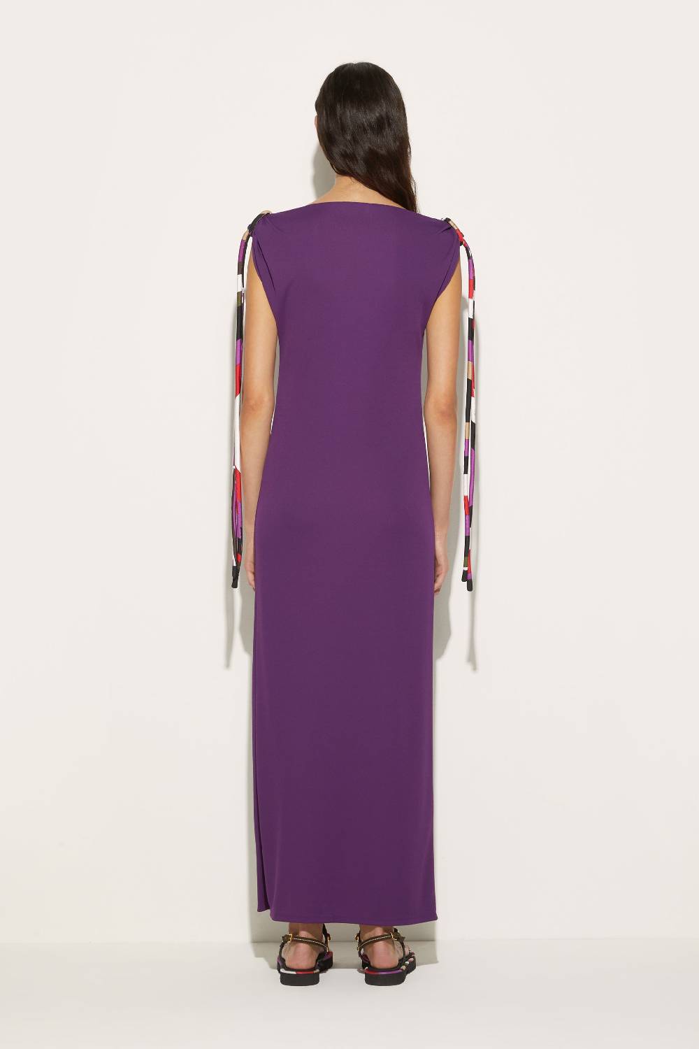 Pucci Abito lungo con inserti Iride Saldi Di Fabbrica