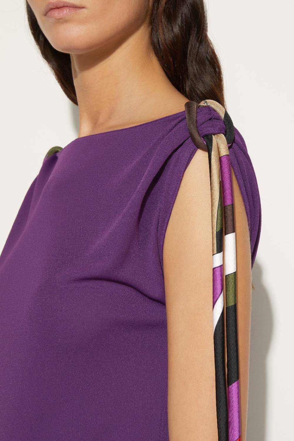 Pucci Abito lungo con inserti Iride Saldi Di Fabbrica