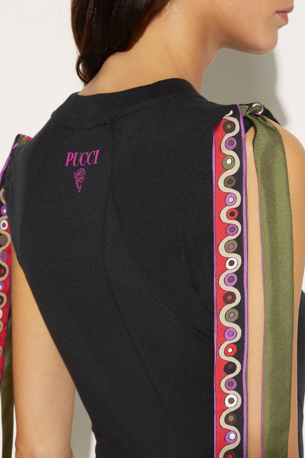 Pucci Top con inserti Iride Vendite Flash