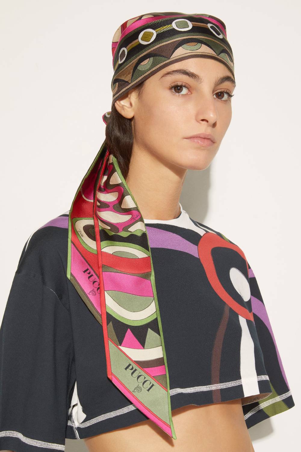 Pucci Foulard in seta con stampa Vivara Negozio