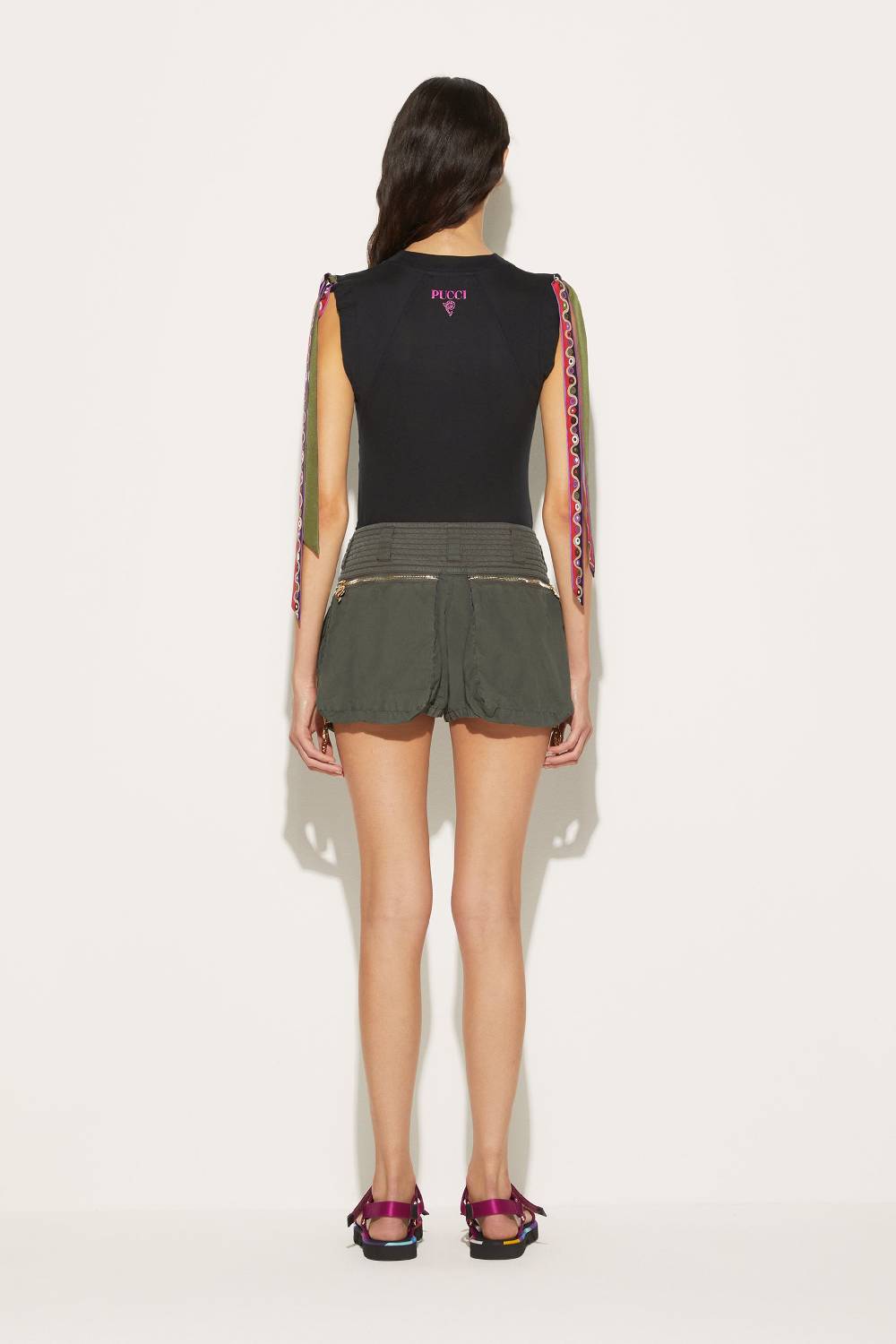 Pucci Shorts cargo in toile di cotone Spedizione gratuita