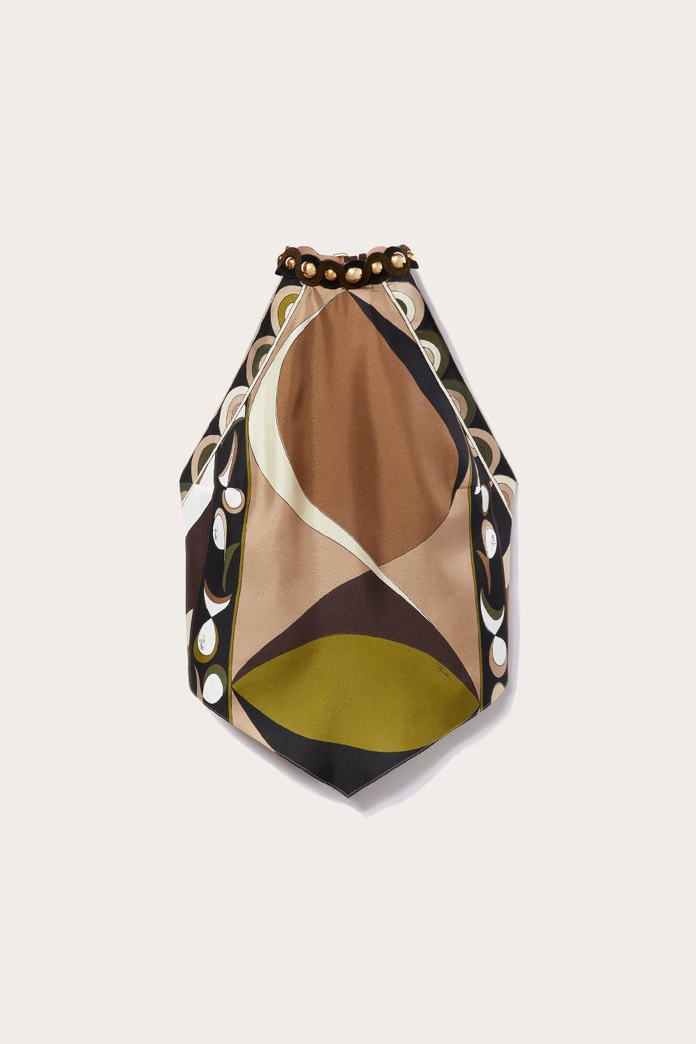 Pucci Top in seta con stampa Pesci