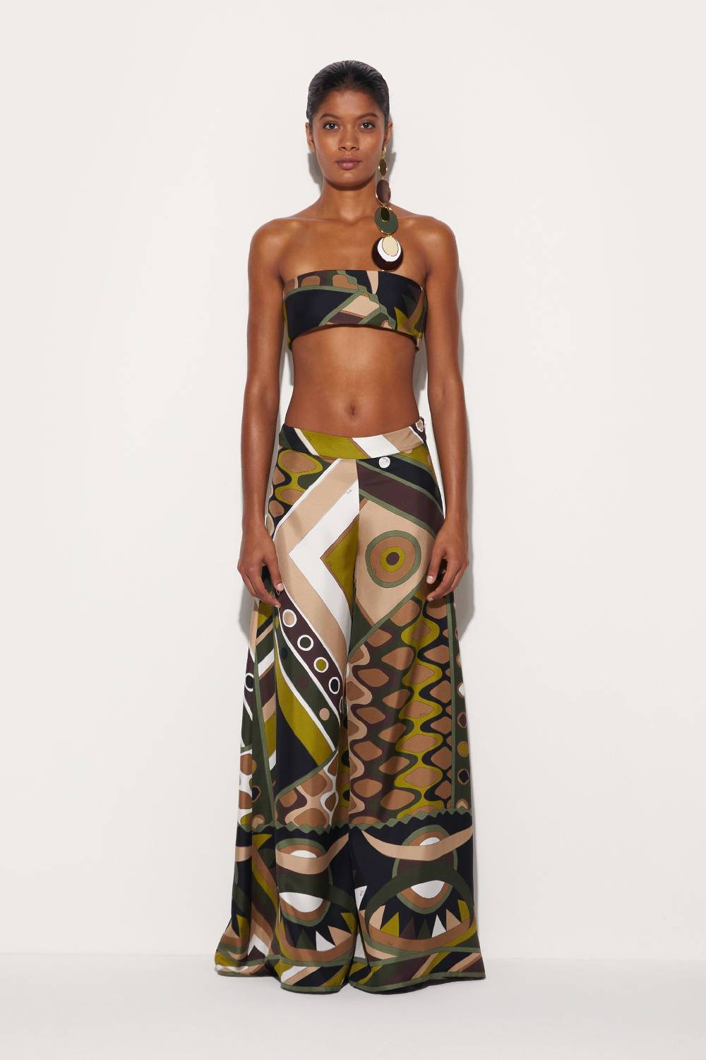 Pucci Pantaloni in seta con stampa Vivara Black Friday