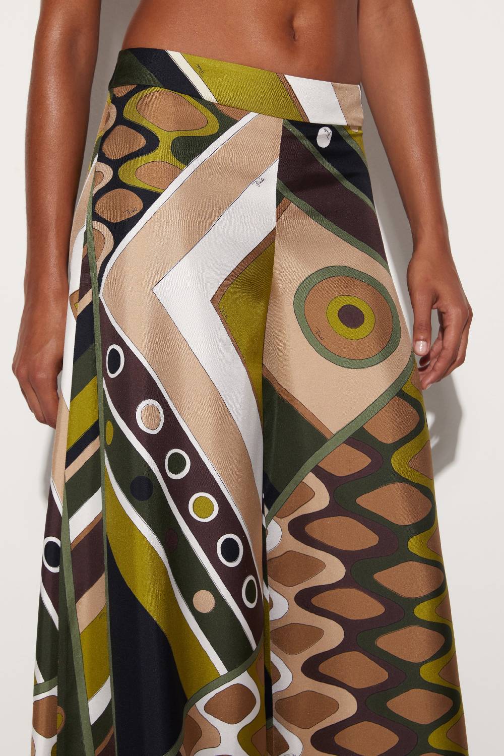Pucci Pantaloni in seta con stampa Vivara Black Friday