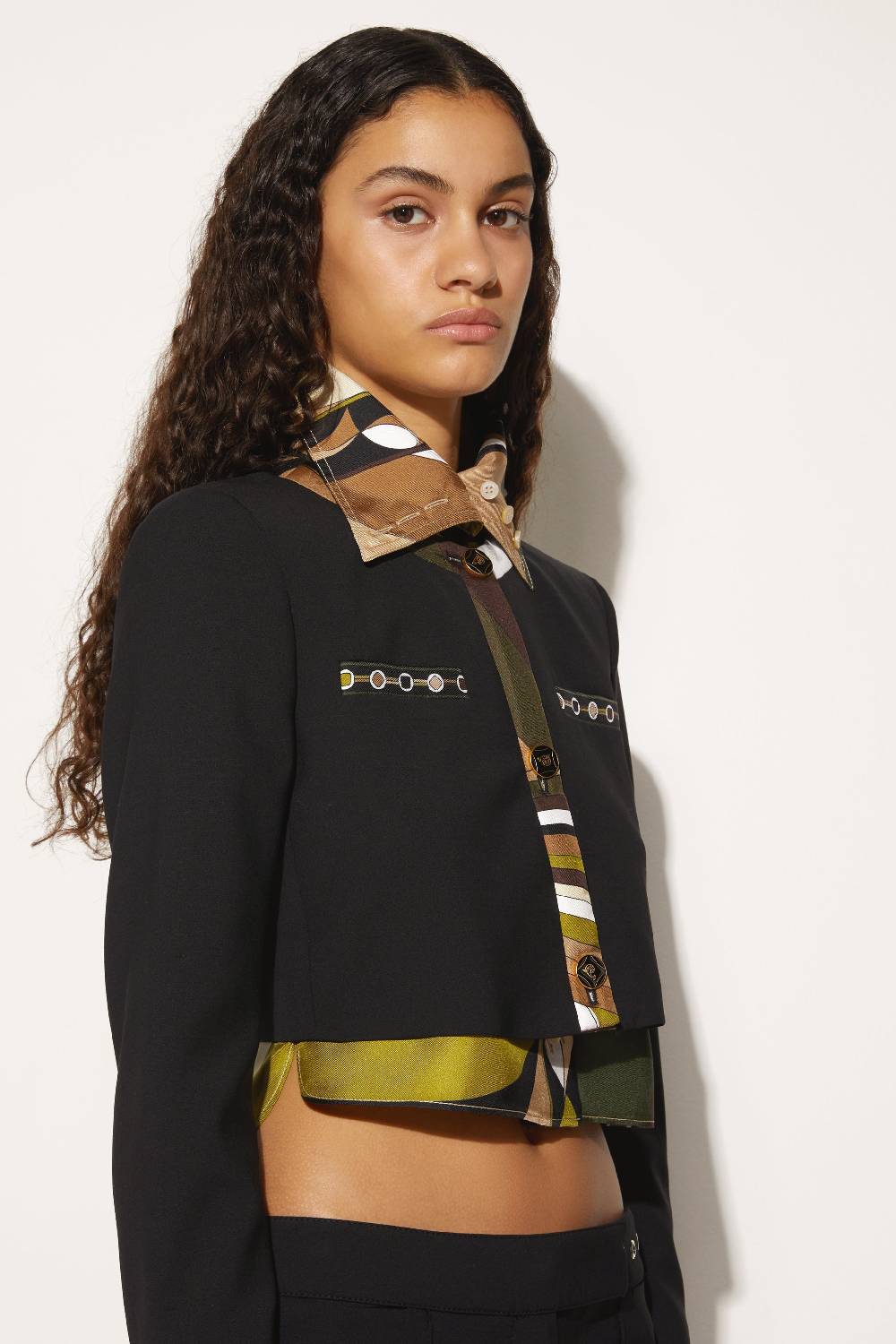 Pucci Giacca cropped con finiture Vivara Cyber Monday