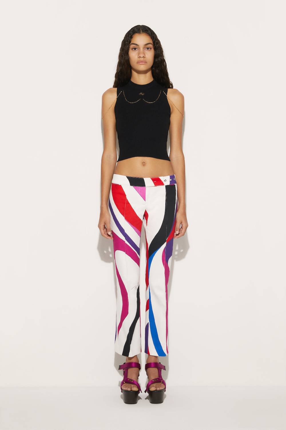 Pucci Top con dettaglio a catena Offerte esclusive