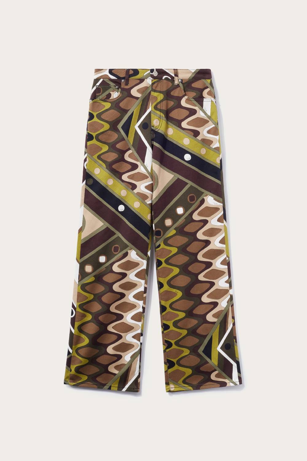 Pucci Pantaloni a gamba ampia con stampa Vivara
