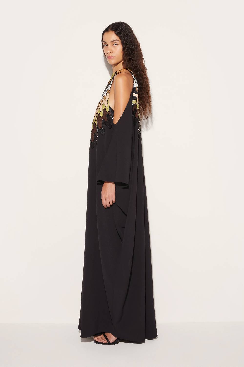 Pucci Abito kaftano con paillettes e motivo Bersaglio Comprane uno, ottenene uno gratis